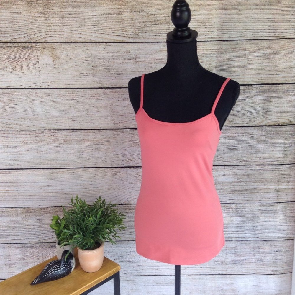 New York & Co. Pink Camisole with Built In Bra